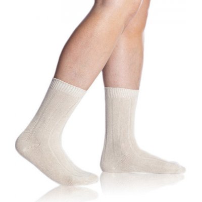 Bellinda Zimní bambusové ponožky BAMBUS CASUAL SOCKS béžová – Zboží Mobilmania