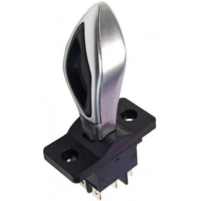 andos Náhradní přepínač směru jízdy s páčkou (vpřed/stop/vzad) pro elektrická autíčka, celostříbrný – Zboží Dáma