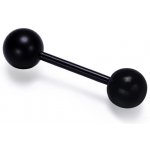 S'Agapõ Černá piercingová single náušnice Rogue SRG26 – Zboží Dáma