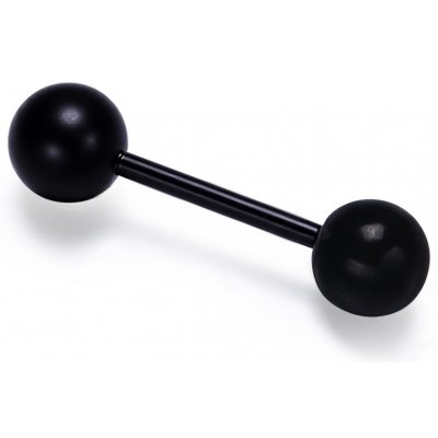 S'Agapõ Černá piercingová single náušnice Rogue SRG26 – Zboží Dáma