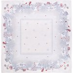Tegatex Gobelínový ubrus Vánoční chenille Zimní krajina 100x100 cm – Zboží Mobilmania