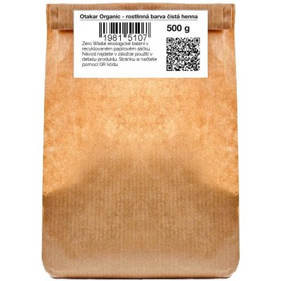 Otakar Organic přírodní rostlinná barva na vlasy intenzivní měděná / čistá henna 500 g – Zboží Dáma