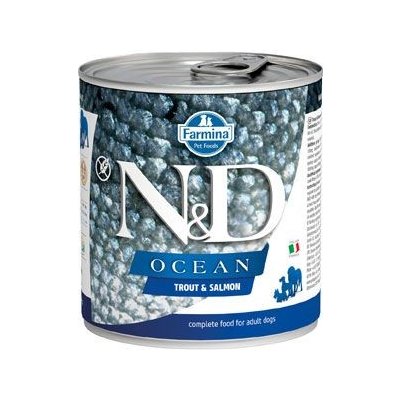 N&D Ocean Dog Adult Trout & Salmon 6 x 285 g – Zboží Mobilmania
