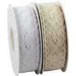 susenerostliny.cz vánoční stuha krajka 2,7cm x 5y krémová – Hledejceny.cz