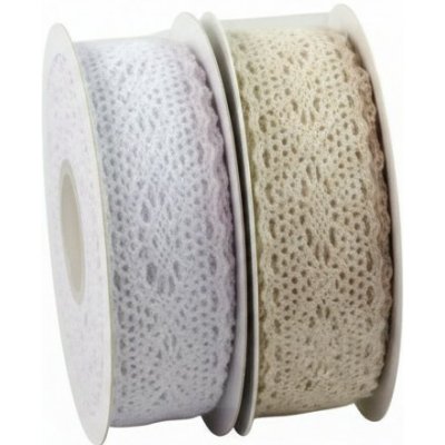 susenerostliny.cz vánoční stuha krajka 2,7cm x 5y krémová – Hledejceny.cz