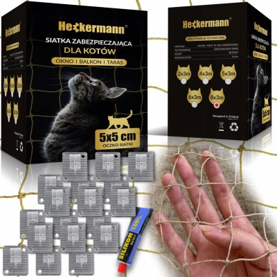 Heckermann Bezpečnostní síť 8 x 3 m – Hledejceny.cz