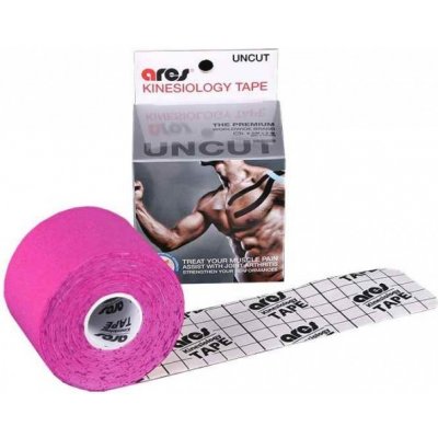 Ares KINESIO TAPE UNCUT Sportovní tejp růžová 500 5cm X 5m – Zboží Mobilmania