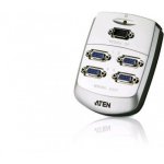 Aten VS-84 VGA splitter / 4-portový (1 PC - 4 monitory) / 250MHz – Hledejceny.cz