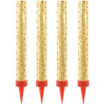 PartyDeco Dortové fontány zlaté 12 cm – Sleviste.cz