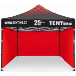 TENTino STEEL HEXAGON 3x3m 7A - ČERVENÁ, konstrukce + střecha TENTino + 3x boční strana – Zboží Dáma