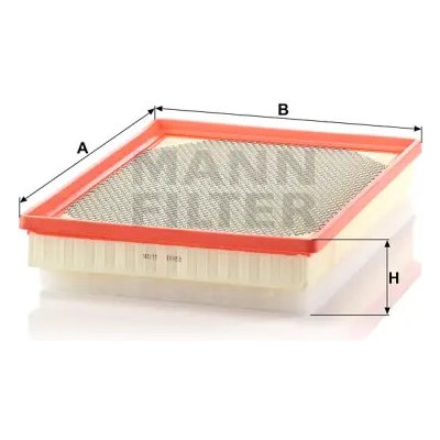 MANN FILTER Vzduchový filtr C 36 172 – Hledejceny.cz