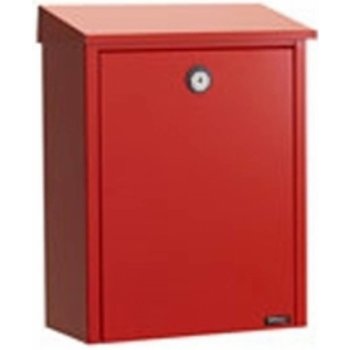 Juliana Jednoduchá poštovní schránka z oceli, červená - F54207
