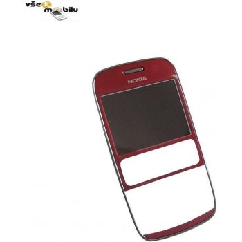 Kryt Nokia Asha 302 Přední červený