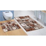 Bellatex 3D FOTOTISK KAMENNÁ DLAŽBA 100x60cm ( ) + 60x50cm (na WC) – Zboží Dáma
