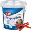 Pamlsek pro psa Trixie Soft Snack Happy Rolls tyčinky s lososem, 500 g