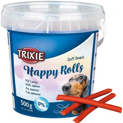 Trixie Soft Snack Happy Rolls tyčinky s lososem, 500 g – Zboží Mobilmania