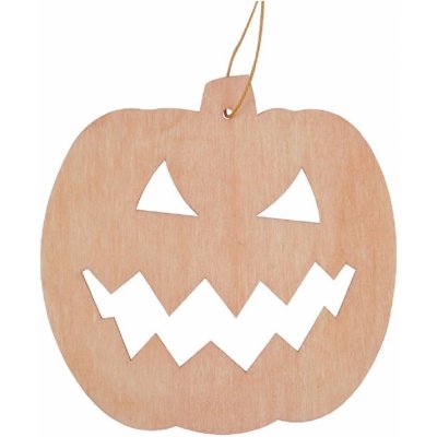 Anděl Přerov Dýně Halloween dřevěná na zavěšení 12 cm – Hledejceny.cz