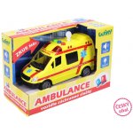 Wiky Auto ambulance záchranáři plast 14,5cm na baterie se světlem a zvukem – Zboží Mobilmania