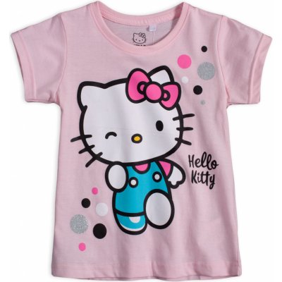 Dívčí tričko HELLO KITTY růžová – Zboží Dáma