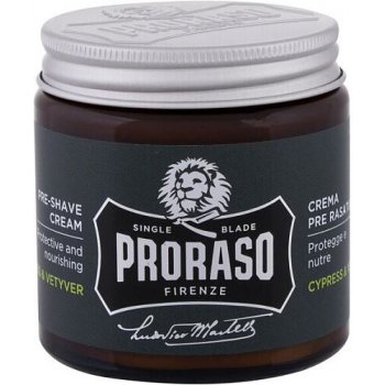 Proraso Pre-Shave Cream Cypress & Vetyver krém před holením 100 ml