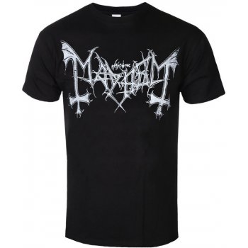 tričko RAZAMATAZ Mayhem Distressed Logo černá