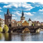 Ravensburger Praha: Pohled na Karlův most 1000 dílků – Zboží Dáma