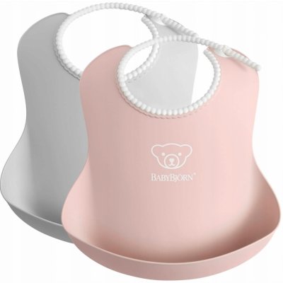 BabyBjorn plastový bryndák Odstíny růžové, Odstíny šedé a stříbrné – Zboží Dáma