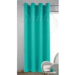 Kroužkovaný závěs Dimout Uni 679 tyrkysový - 245 x 140 cm – Hledejceny.cz
