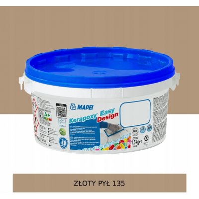 Mapei Kerapoxy Easy Design 1,5 kg zlatý prach – Hledejceny.cz