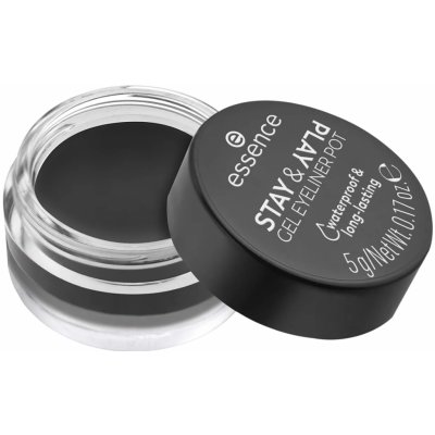 essence STAY & PLAY oční linky 01 Black 5 g – Sleviste.cz