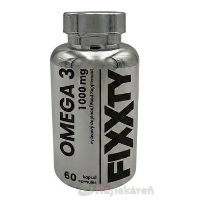 Fixxty Omega 3 1000 mg 60 kapslí – Hledejceny.cz