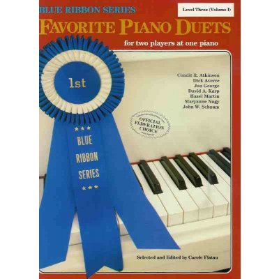 FAVORITE PIANO DUETS 3 sedm snadných skladeb pro 1 klavír 4 ruce