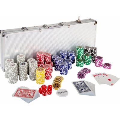 GamesPlanet 1212 Poker Set 500 laserových žetonů Ultimate – Zboží Mobilmania