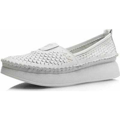 Klop Dámské polobotky 128-02507 BÍLÁ – Hledejceny.cz