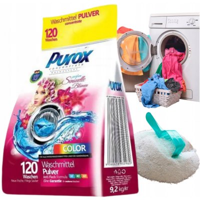 Purox Color prášek na barevné prádlo 9,2 kg 120 PD – Zboží Dáma