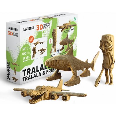 Cartonic 3D PUZZLE TRALALERO 3v1, 511 ks – Hledejceny.cz