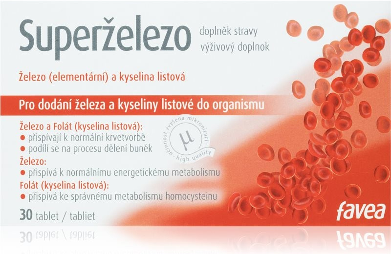 Favea Superželezo 30 tablet od 101 Kč - Heureka.cz