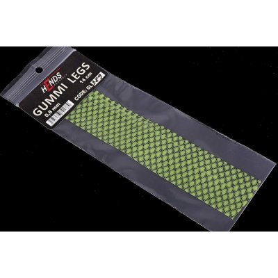 Hends Gumové Nožičky Gummi Legs Chartreuse Black Ribbed – Hledejceny.cz