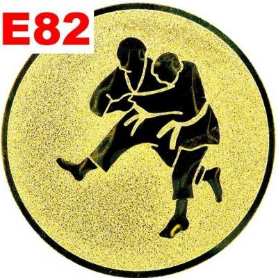 Emblém E82 JUDO umístění na sportovní pohár nebo medaili 25 mm – Zboží Dáma