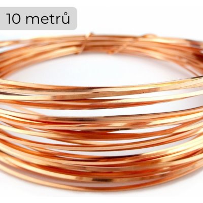 Drát měděný nelakovaný hranatý 1 mm – Zboží Dáma Drát měděný nelakovaný hranatý 1 mm – Zboží Dáma