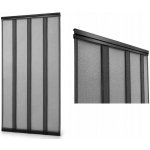 Levior Sada závěs dveřní proti hmyzu černý 4x35x220cm – Sleviste.cz