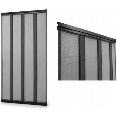 Levior Sada závěs dveřní proti hmyzu černý 4x35x220cm – Sleviste.cz