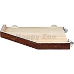 Trixie dřevěná rohová přidělávací plošina (M) 28 x 28 cm – Hledejceny.cz