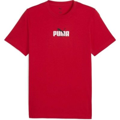 Puma GRAPHIC WORDING TEE pánské triko červená – Zboží Dáma