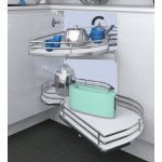 Inoxa výsuvný karusel Combis 2 levý; titan/antracit; 450 H21_3110_57 – Zboží Mobilmania