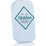 Maldon Sea Salt Flakes mořská sůl vločky v plechové dóze Anglie 7 g – Zboží Dáma