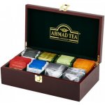 Ahmad Tea Keeper luxusní dřevěná kazeta 8 x 10 x 2 g – Zboží Dáma