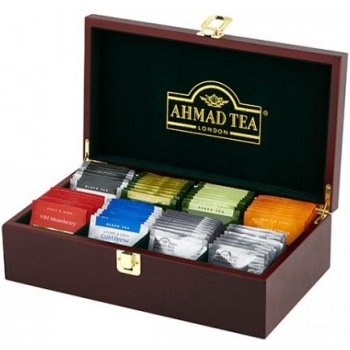 Ahmad Tea Keeper luxusní dřevěná kazeta 8 x 10 x 2 g