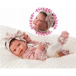Antonio Juan Realistické miminko holčička Pipa s mašlí – Zboží Mobilmania