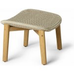Tribu Podnožka Elio, Tribu, rám teak, výplet lankový wenge, bez sedáku – Hledejceny.cz